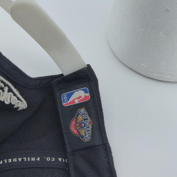 New Orleans Pelicans Hat Cap Snap Back Mitchell & Ness NBA Basketball Retro Mens - Picture 9 of 11